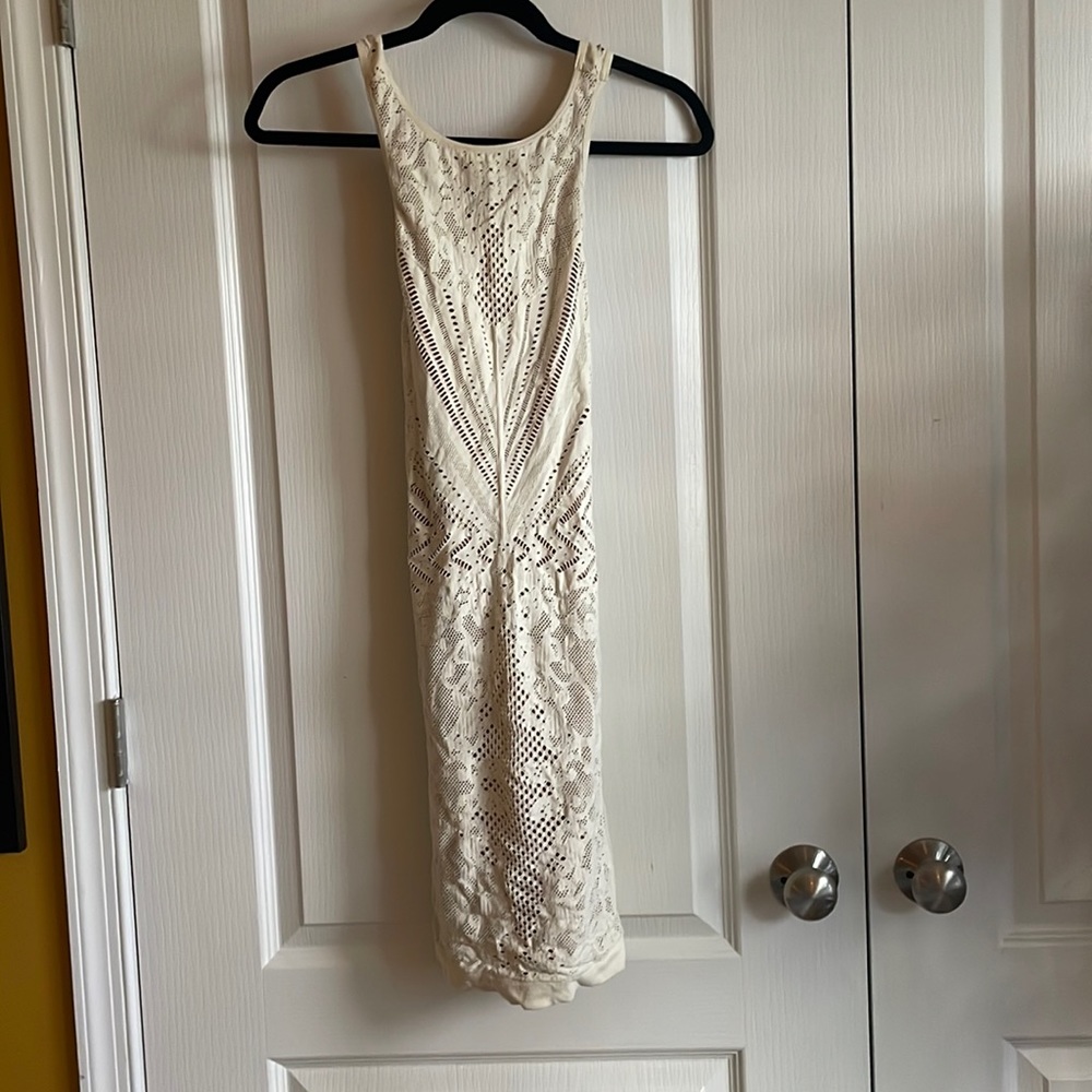 Free People Ivory Mini Dress - XS